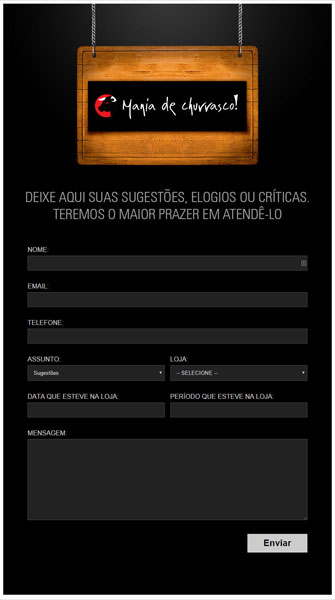 Site Mania de Churrasco