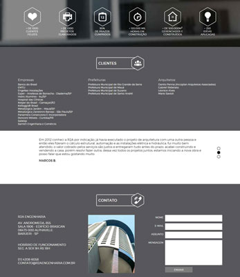 Site R2A Engenharia